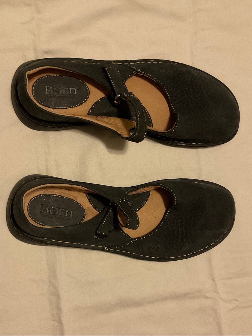 Born Black Women's Mary Jane Casual Sandals